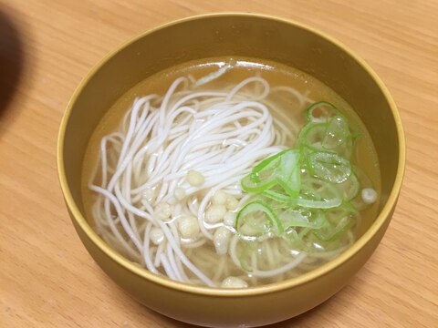 おでんのシメに！にゅうめん。